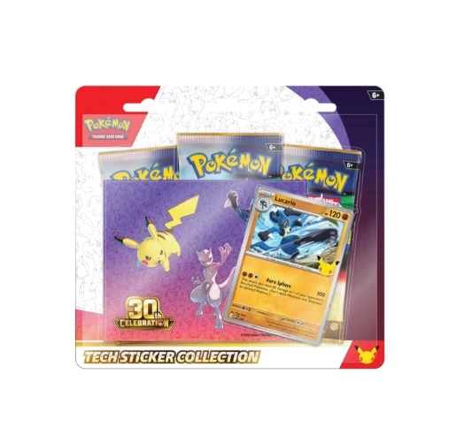 30th Celebration Tech Sticker Collection [Lucario] Pre Sale