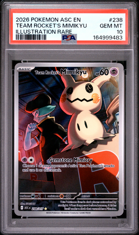 2026 Pokemon Asc En-Ascended Heroes Team Rocket's Mimikyu #238