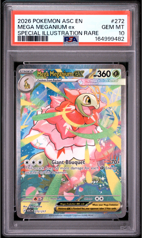 2026 Pokemon Asc En-Ascended Heroes Mega Meganium Ex #272