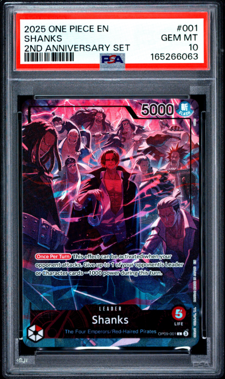 One Piece English Version 2nd Anniversary Set Shanks #001
